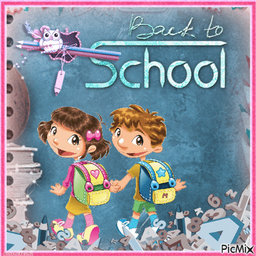 Back to School - GIF animado gratis