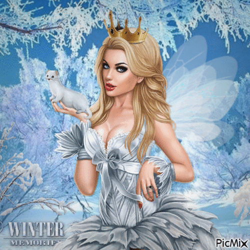 winter fairy - Bezmaksas animēts GIF