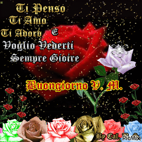 Buongiorno Amore Mio - Безплатен анимиран GIF