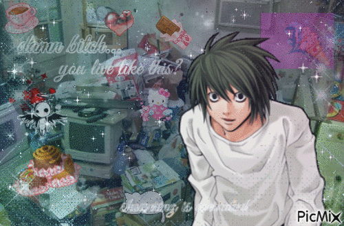L Lawliet - Free animated GIF