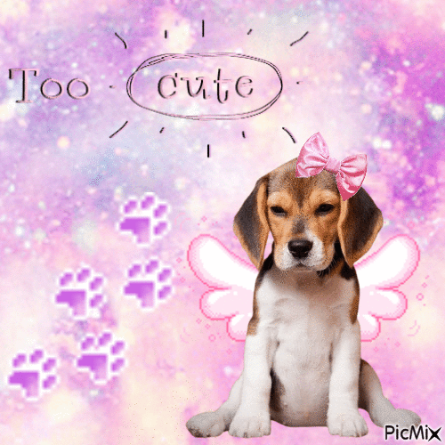 Beagle puppy - GIF animado grátis