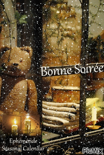 Bonne Soirée, Happy Evening - Darmowy animowany GIF