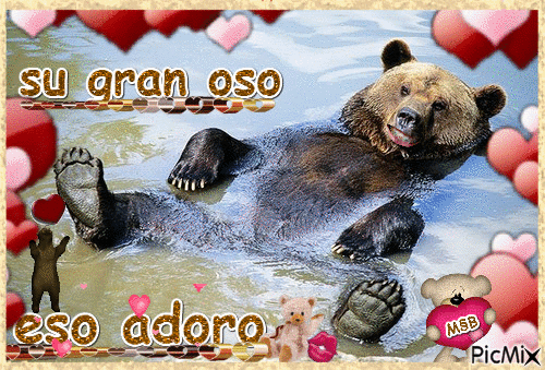 su gran oso - Ingyenes animált GIF
