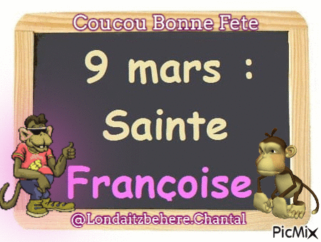Sainte Françoise - Free animated GIF