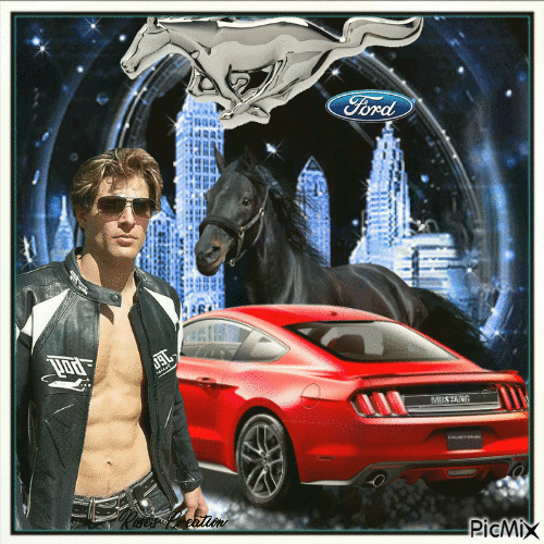 Concours : Ford Mustang - 免费动画 GIF