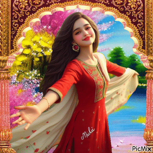 woman india - Darmowy animowany GIF