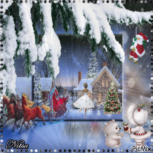 Christmas card / contest - Darmowy animowany GIF