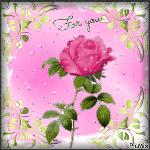 Uma rosa para você - Zdarma animovaný GIF