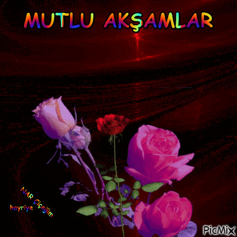 MUTLU AKŞAMLAR - Бесплатный анимированный гифка