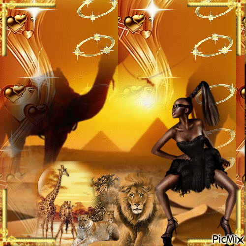 Princesse Africaine - Ücretsiz animasyonlu GIF