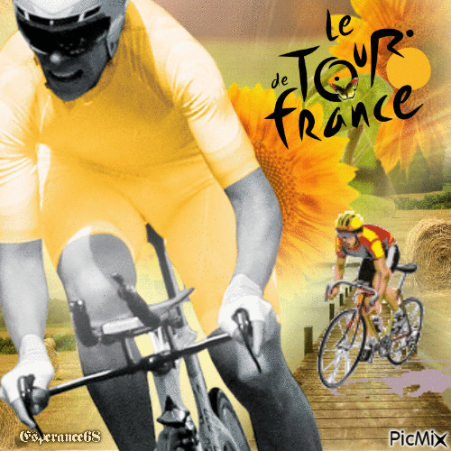 Vive le Tour de France  (concours) - GIF animate gratis