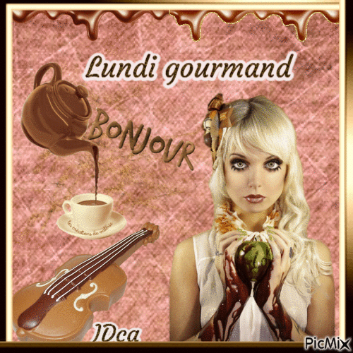 Lundi  gourmand - Безплатен анимиран GIF