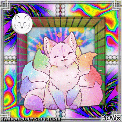 [Rainbow Foxu] - Gratis geanimeerde GIF