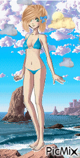 mode: bikini - Бесплатный анимированный гифка