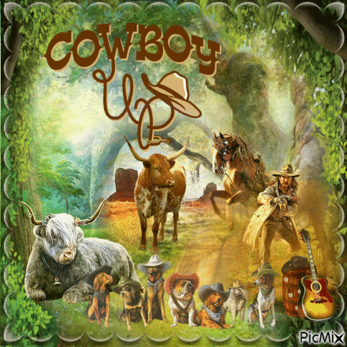 cowboy - Nemokamas animacinis gif