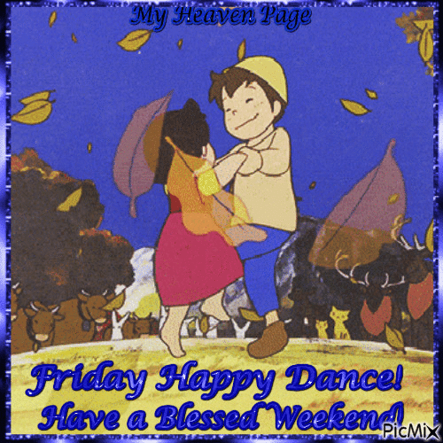 Friday Happy Dance! - Free animated GIF