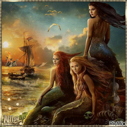 The sirens 🧜‍♀️  Contest ... - Free animated GIF
