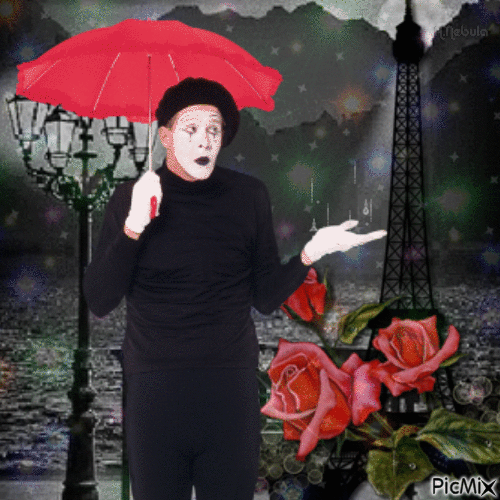 Mime artist -contest - Free animated GIF