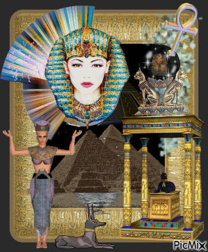 ''Ancient Egypt Dreams'' by Mona B. - 免费动画 GIF