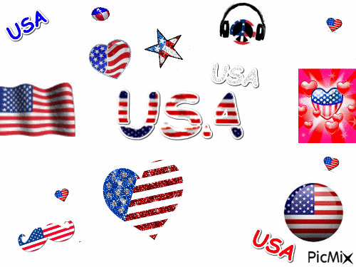 USA - Gratis animeret GIF