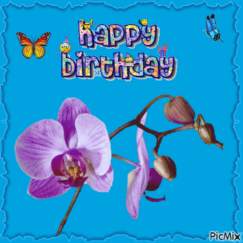 Happy Birthday ! - GIF animasi gratis