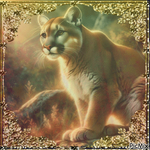 cougar - Gratis animerad GIF