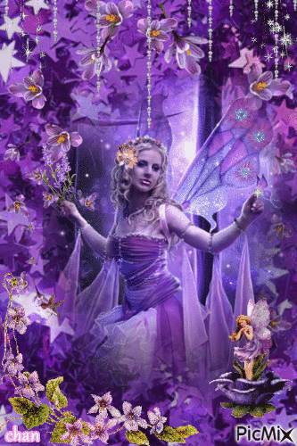 Purple fantasy - Gratis geanimeerde GIF