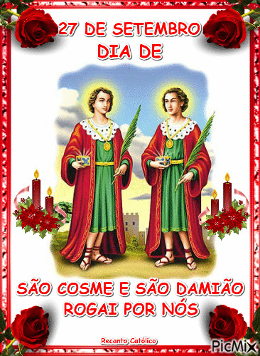 São Cosme e São Damião - Darmowy animowany GIF