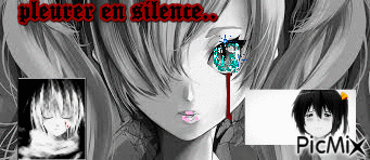 pleurer en silence - 免费动画 GIF