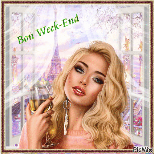 Bon Week-End - Безплатен анимиран GIF