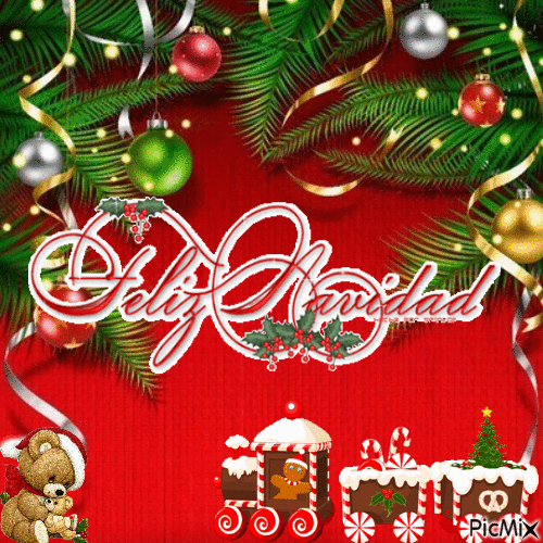 Feliz Navidad - Δωρεάν κινούμενο GIF