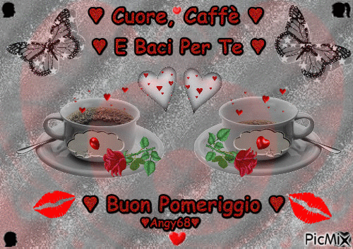 caffe' con amore - 免费动画 GIF