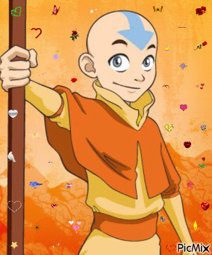 Giff Picmix Avatar Aang créé par moi - Bezmaksas animēts GIF