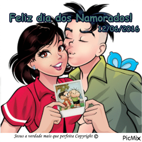 Feliz dia dos Namorados - Zdarma animovaný GIF