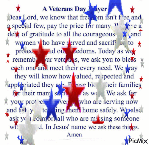 Veterans Day Prayer - Zdarma animovaný GIF