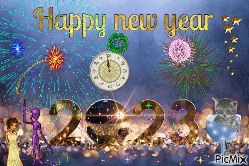 Happy new year 2023 - 無料のアニメーション GIF