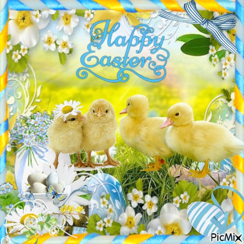 Easter Chicks! - PNG gratuit