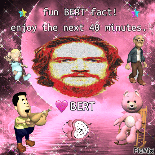fun BERT fact! - Бесплатный анимированный гифка
