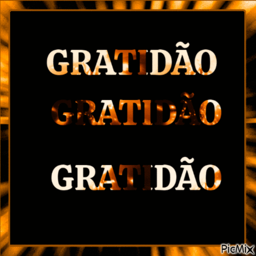 GRATIDÃO - GIF animate gratis