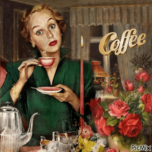 Zeit für Kaffee - Ingyenes animált GIF