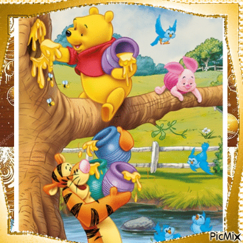 Winnie l'ourson - GIF animado gratis