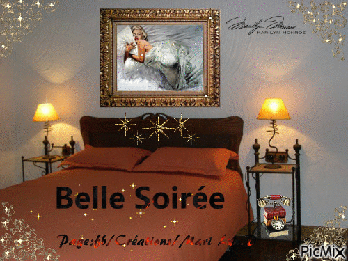 BELLE SOIRE/MARILYN MONROE - GIF animasi gratis