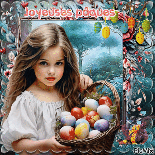Joyeuse pâques - Δωρεάν κινούμενο GIF