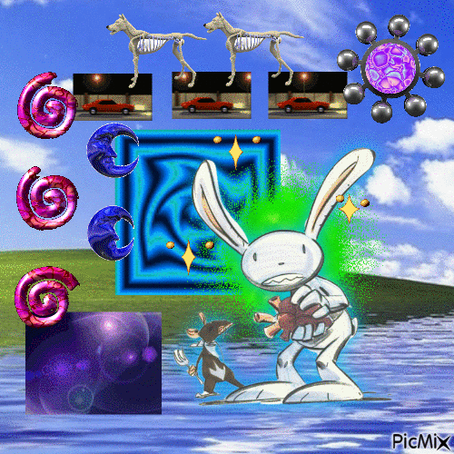 funny rabbit thing - Besplatni animirani GIF