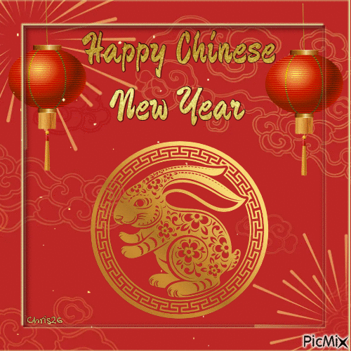 Happy Chinese New Year - GIF animé gratuit