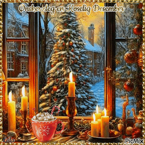 Wishing you a Cozy December - Бесплатный анимированный гифка