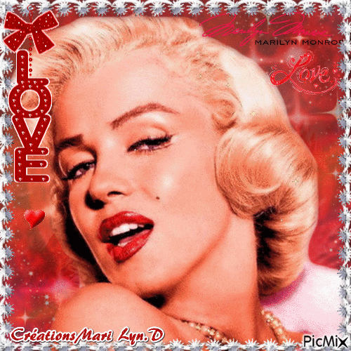 LOVE ROUGE MARILYN - Free animated GIF