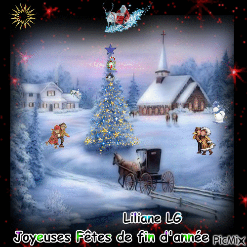 Joyeuses Fêtes de Noël - Zdarma animovaný GIF