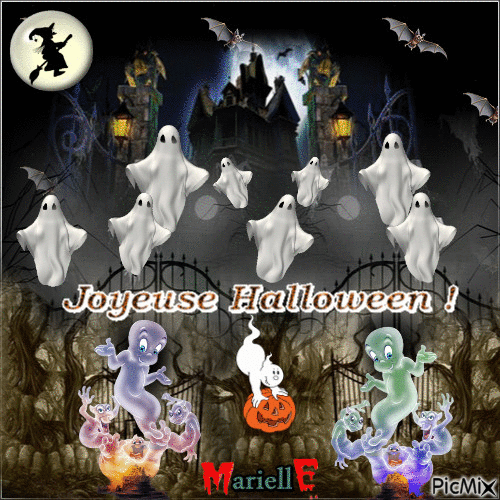 Joyeuse Halloween - Безплатен анимиран GIF