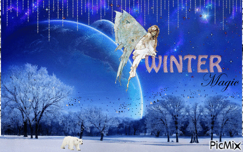 winter magic - 免费动画 GIF